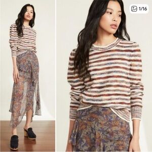 Veronica Beard Multicolor Striped Sweater